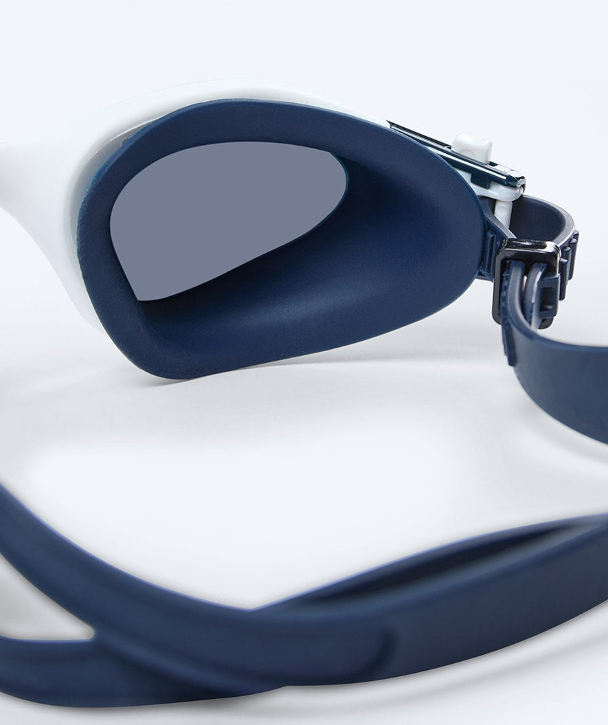 Watery exercise swim goggles - Raven Mirror - Dark blue/silver