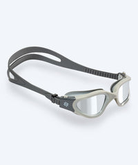 Watery training swimming goggles - Raven Mirror - Dark gray/silver