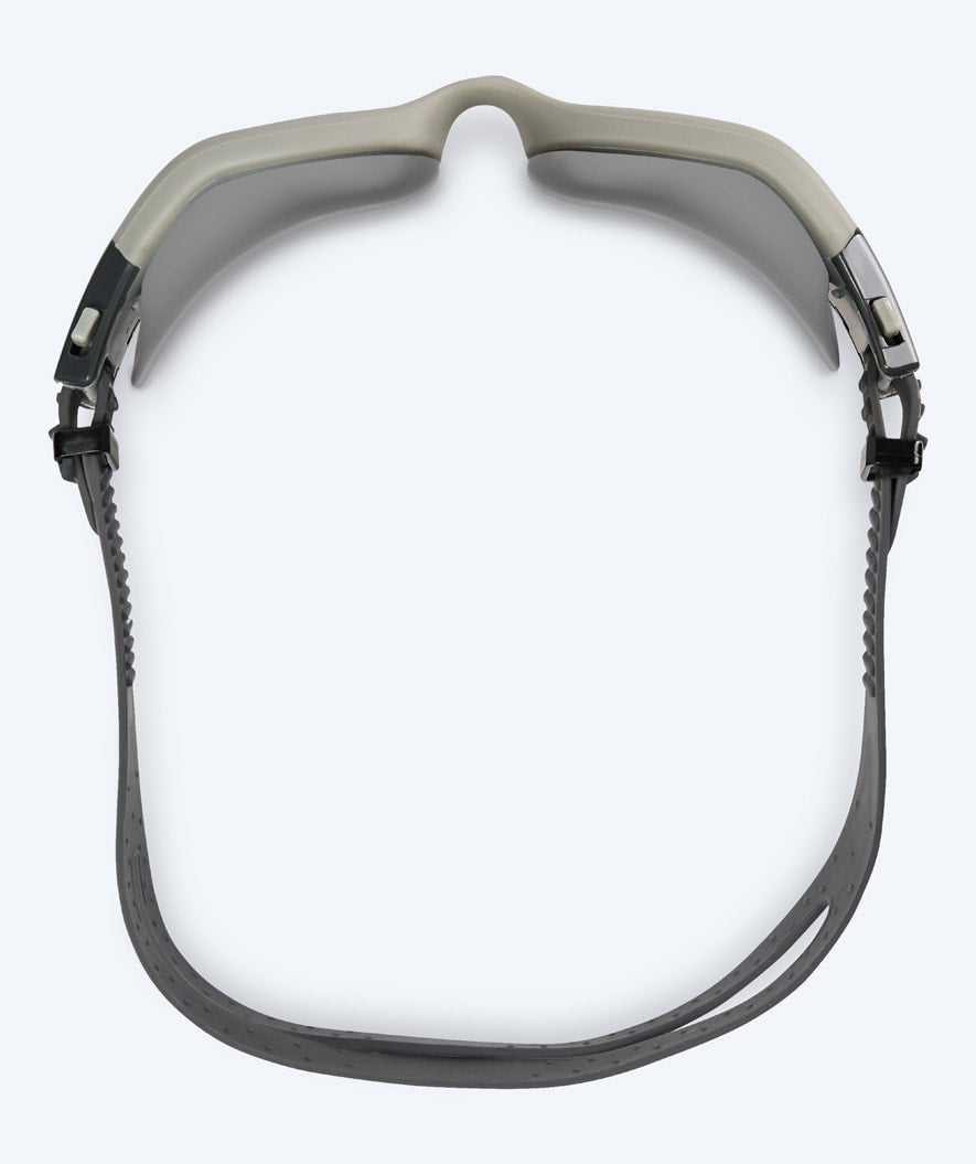 Watery training swimming goggles - Raven Mirror - Dark gray/silver