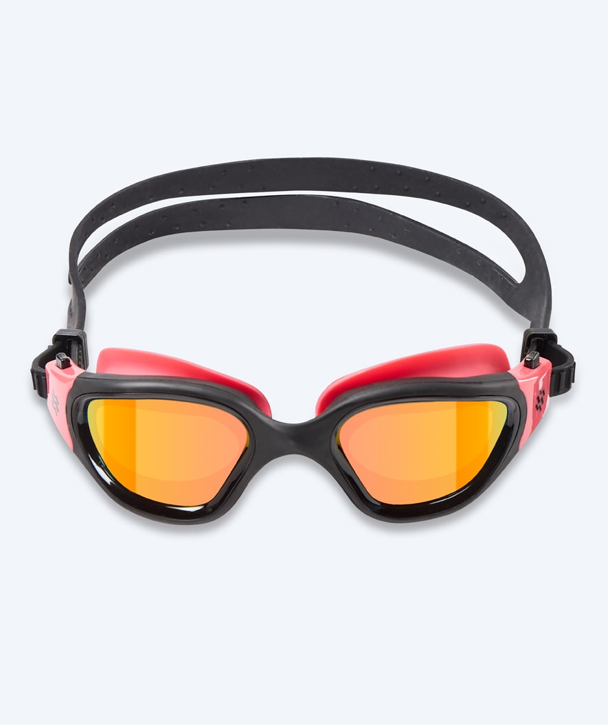 Watery exercise swim goggles - Raven Mirror - Pink/gold