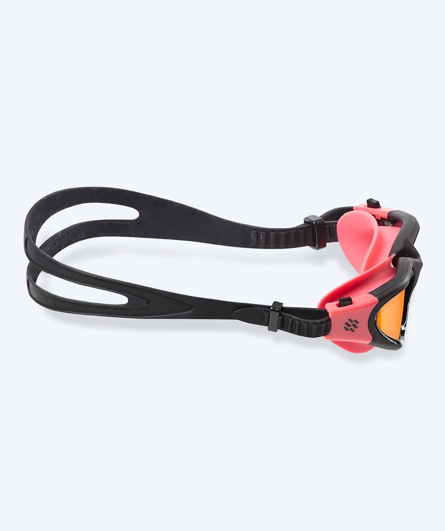 Watery exercise swim goggles - Raven Mirror - Pink/gold