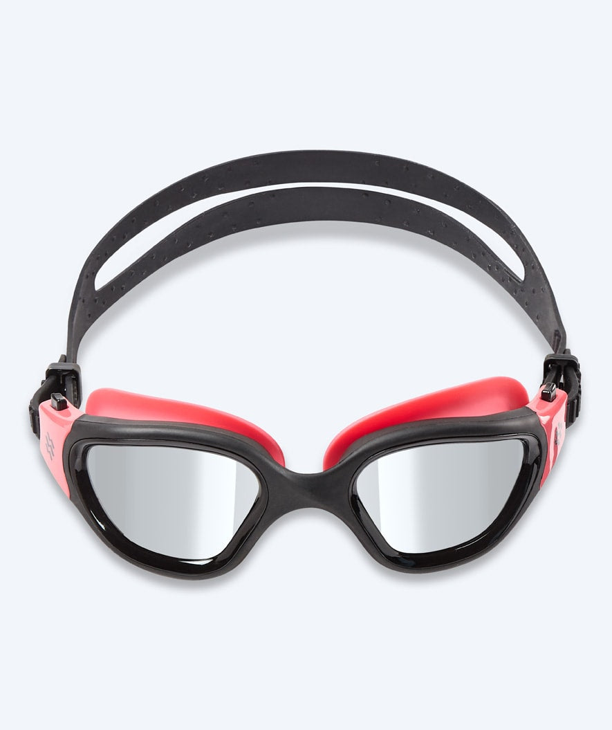 Watery training swimming goggles - Raven Mirror - Pink/silver