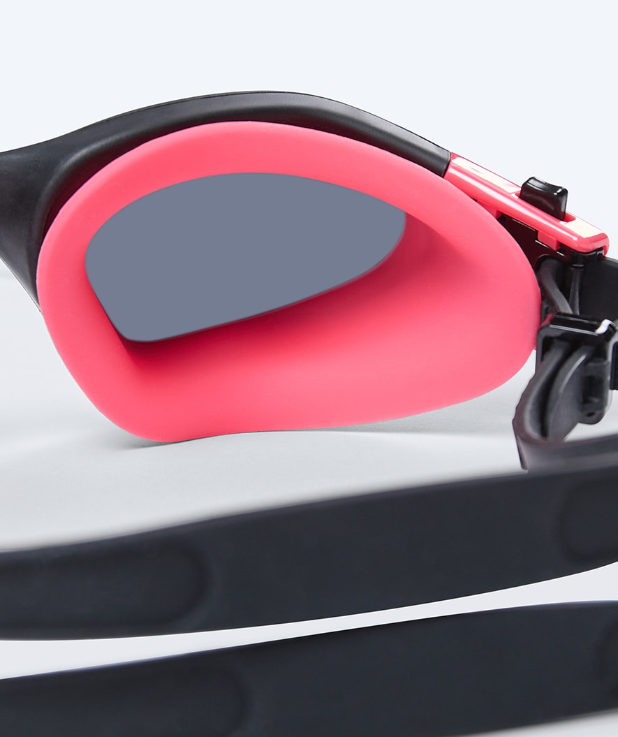 Watery exercise swim goggles - Raven Mirror - Pink/silver
