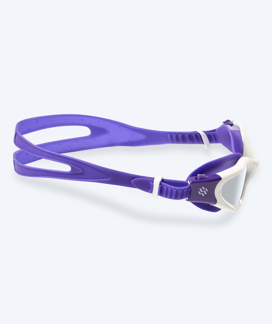 Watery exercise swim goggles - Raven Mirror - Purple/silver