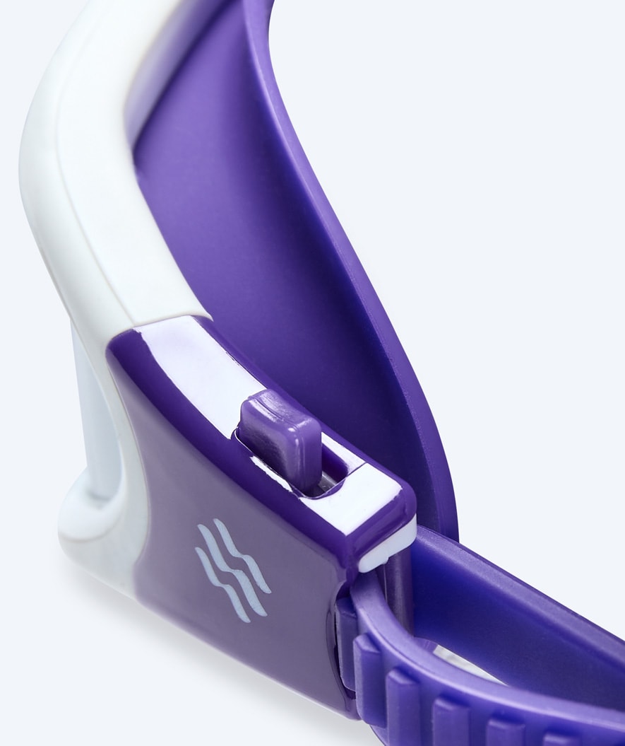 Watery training swimming goggles - Raven Mirror - Purple/silver