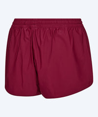 Watery swim shorts for women - Remington - Dark red