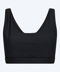 Watery bikini top for women - Remington - Black