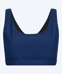 Watery bikini top for women - Remington - Dark blue