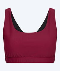 Watery bikini top for women - Remington - Dark red