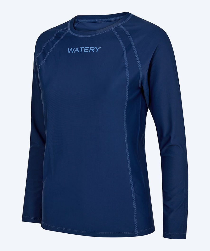 Watery UV-shirt for women - Remington Long Sleeve Rashguard - Dark blue