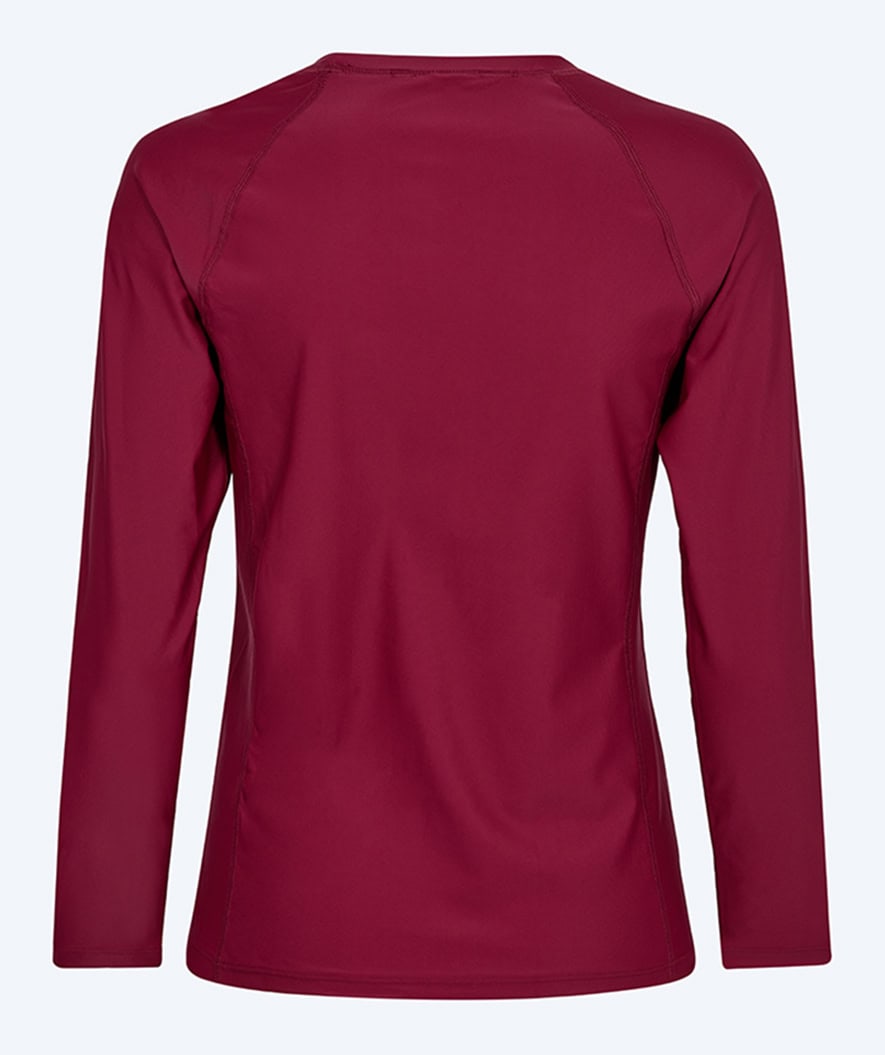 Watery UV-shirt for women - Remington Long Sleeve Rashguard - Dark red