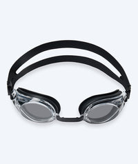 Watery farsighted prescription swim goggles for adults - (+2.0) to (+4.5) - Ridley - Black