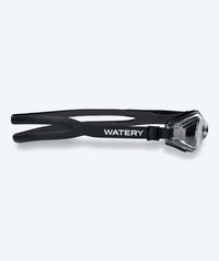 Watery farsighted prescription swim goggles for adults - (+2.0) to (+4.5) - Ridley - Black