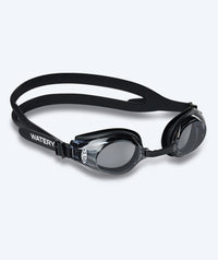 Watery farsighted swimming goggles with prescription for adults - (+2.0) – (+4.5) - Ridley - Black (Smoke lens)