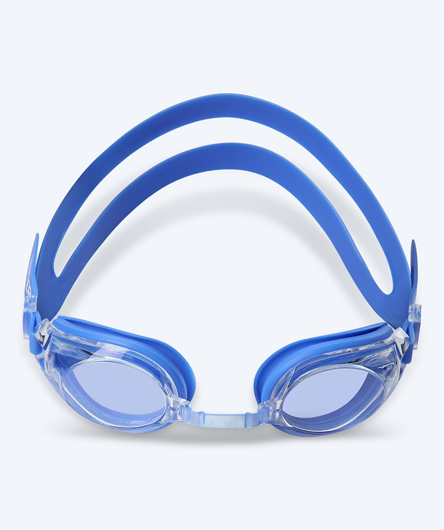 Watery farsighted swimming goggles with prescription for adults - (+2.0) – (+4.5) - Ridley - Blue
