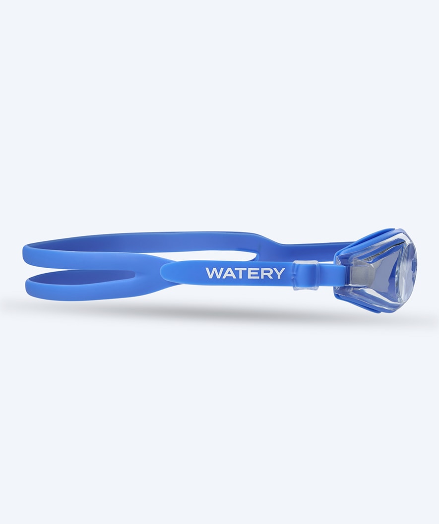Watery farsighted swimming goggles with prescription for adults - (+2.0) – (+4.5) - Ridley - Blue