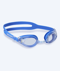 Watery farsighted swimming goggles with prescription for adults - (+2.0) – (+4.5) - Ridley - Blue
