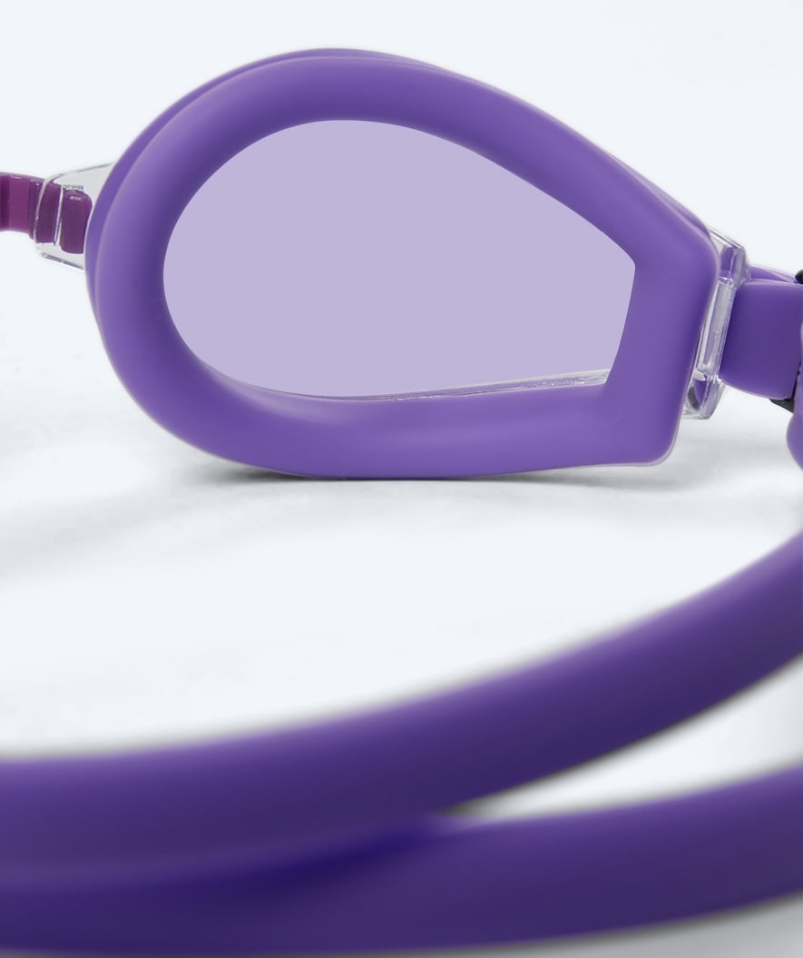 Watery farsighted swimming goggles with prescription for adults - (+2.0) – (+4.5) - Ridley - Purple
