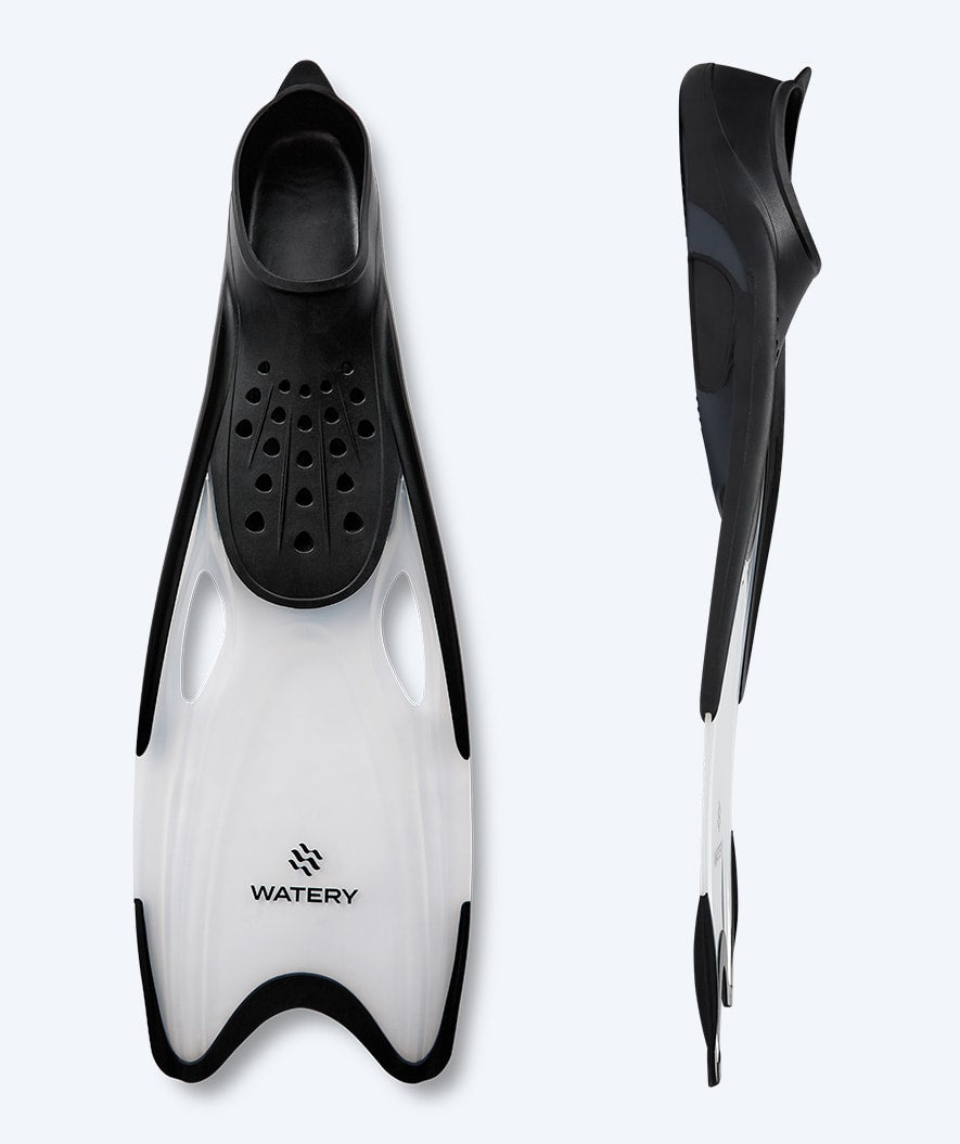 Watery snorkel set for adults (from 15 years) - Fenton/Rilian - Black/black