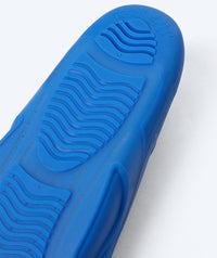 Watery diving fins for junior (34-37) - Rilian - Blue/clear