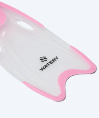 Watery diving fins for junior (34-37) - Rilian - Pink/white