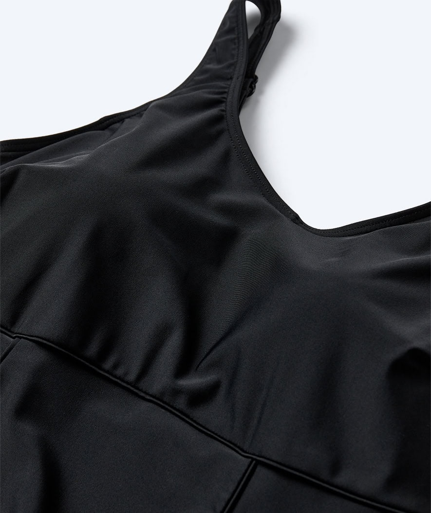 Watery swimsuit with skirt for women - River - Black