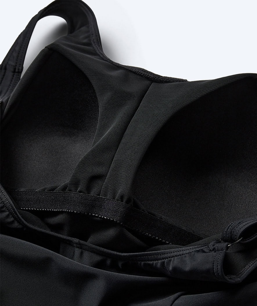 Watery swimsuit with skirt for women - River - Black