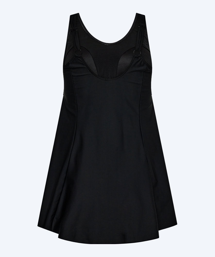 Watery swimsuit with skirt for women - River - Black/white