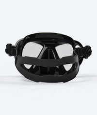 Watery Combo snorkel set for adults (from 15 years) - Rudder Camo/Itzel - Black