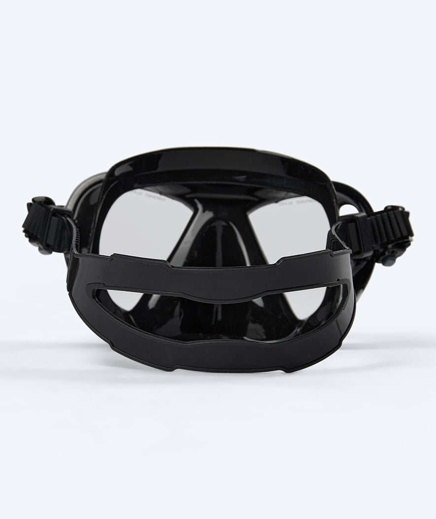 Watery Combo snorkel set for adults (from 15 years) - Rudder Camo/Itzel - Black