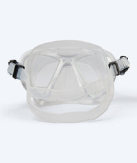 Watery diving mask for adults (from 12 years) - Rudder Camo - Clear