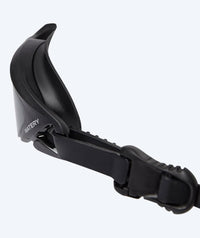 Watery exercise swim goggles - Saunton - Black (Smoke lens)