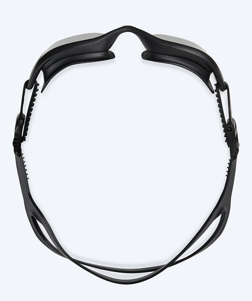 Watery training swimming goggles - Saunton - Black (Smoke lens)