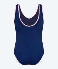 Watery swimsuit for women - Scrylla - Dark Blue/pink