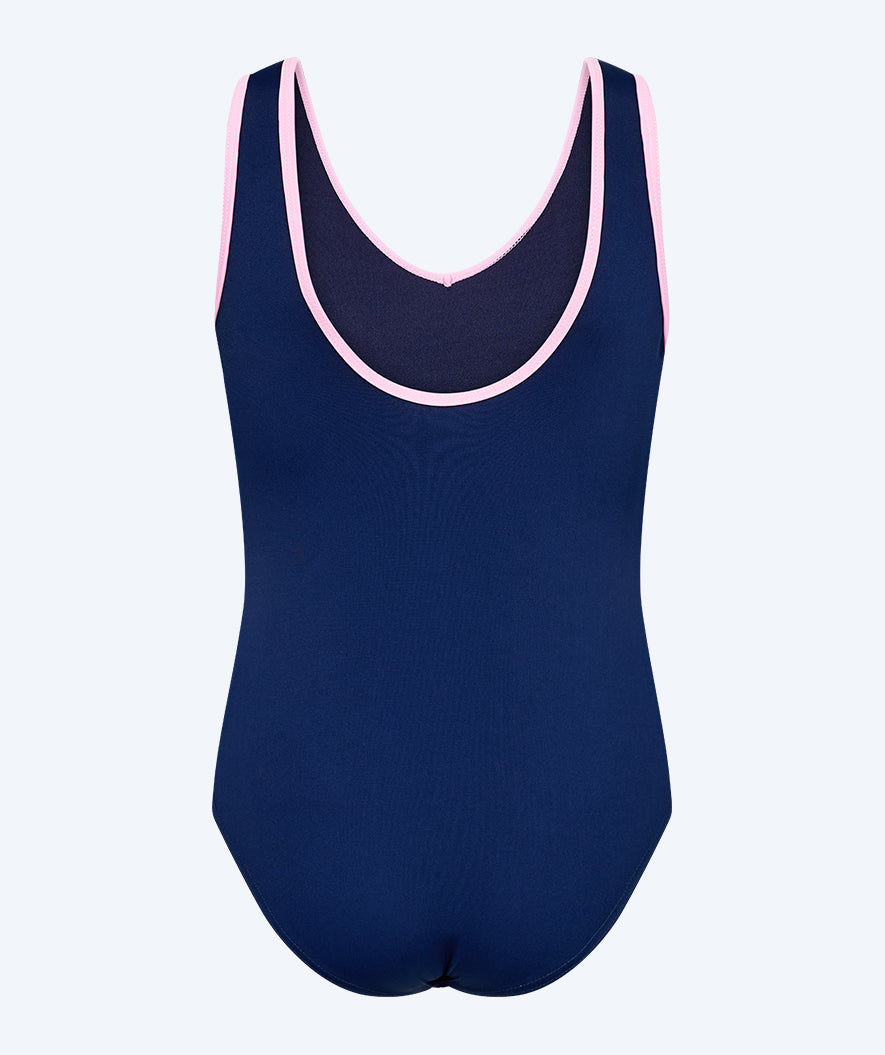 Watery swimsuit for women - Scrylla - Dark Blue/pink