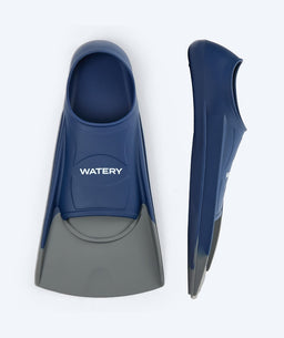 Watery short swim fins - Shimmer - Dark blue
