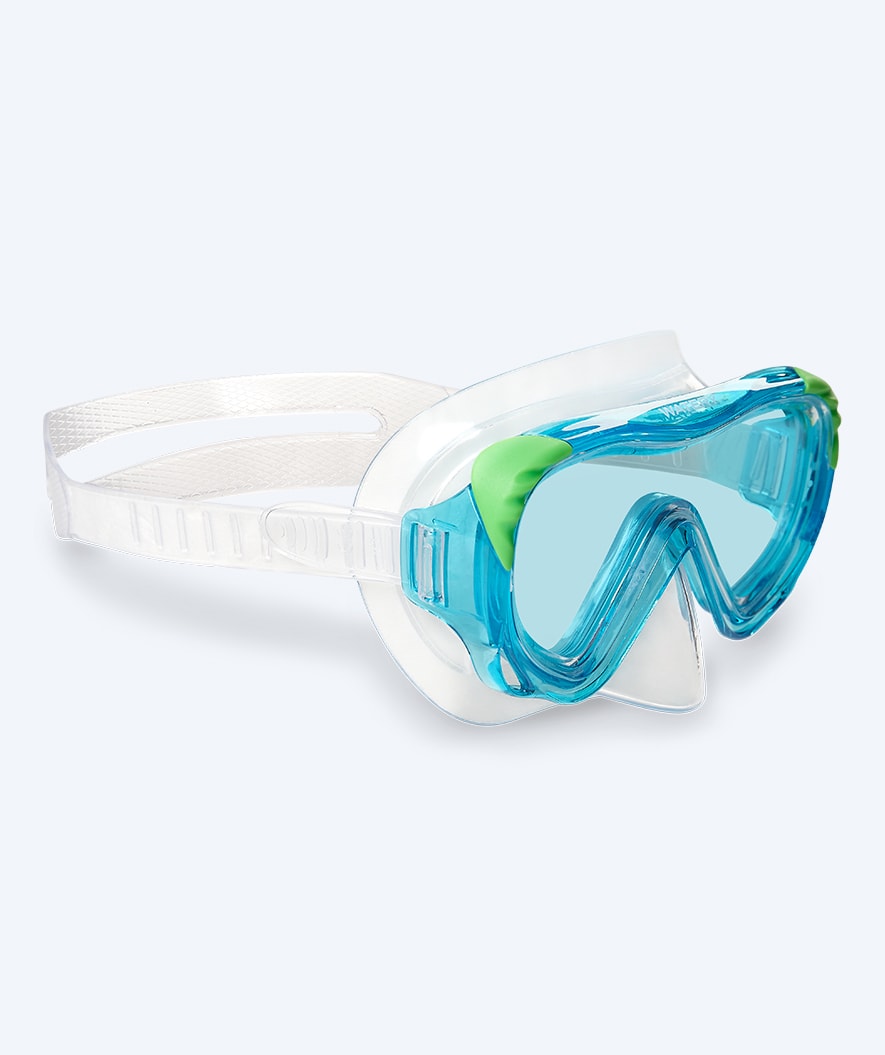 Watery diving mask for kids (4-10) - Shore - Blue/blue