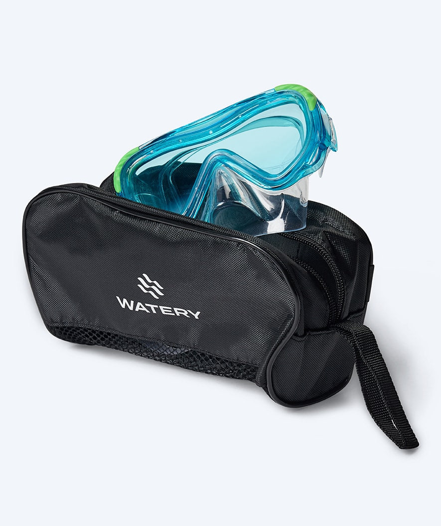 Watery diving mask for kids (4-10) - Shore - Blue/blue