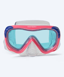 Watery diving mask for kids (4-10) - Shore - Light pink/blue