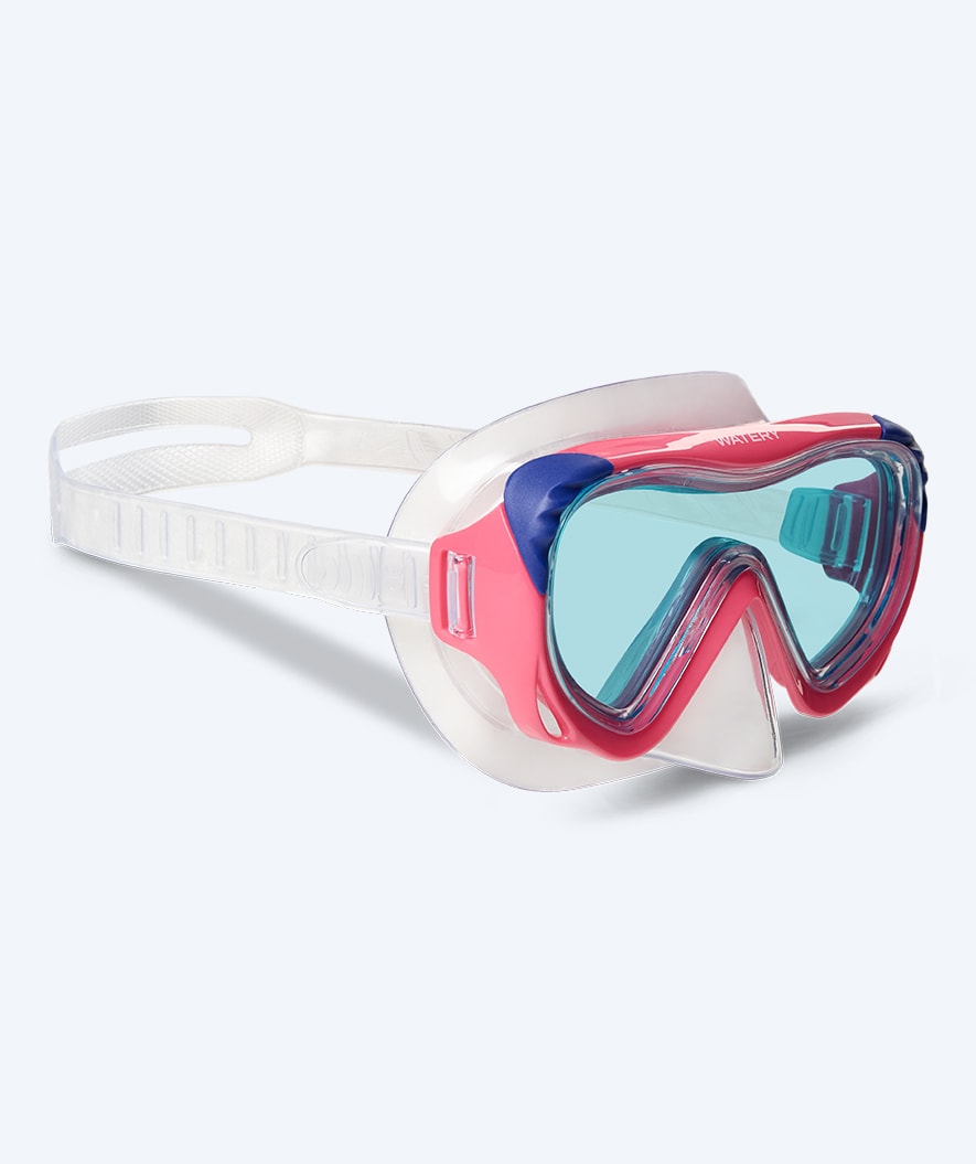 Watery diving mask for kids (4-10) - Shore - Pink/blue