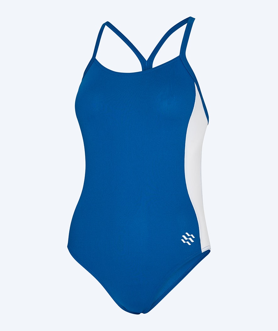 Watery swimsuit for women - Sidestroke Solid - Dark blue