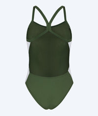 Watery swimsuit for women - Sidestroke Solid - Forest Green