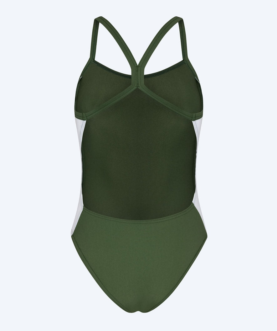 Watery swimsuit for women - Sidestroke Solid - Forest Green