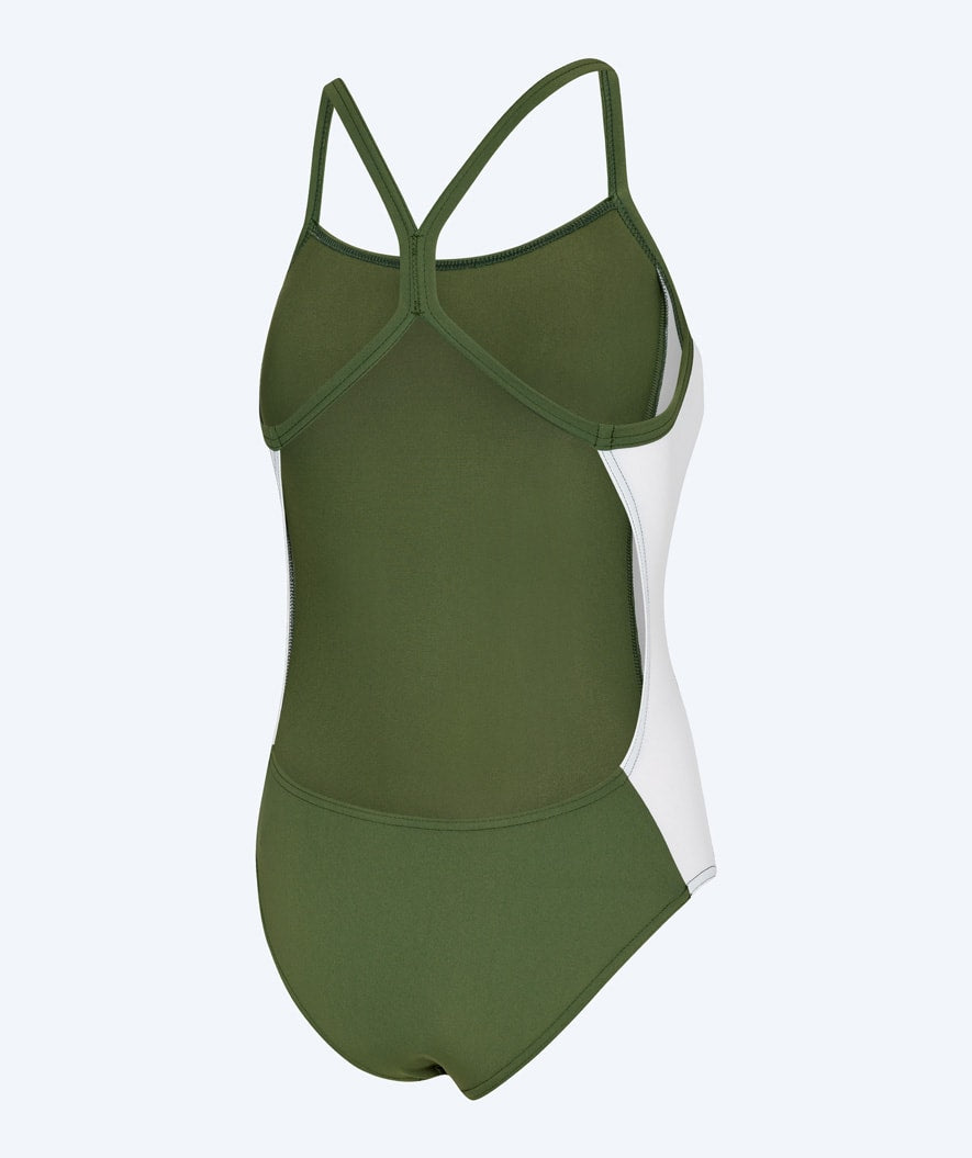 Watery swimsuit for women - Sidestroke Solid - Forest Green