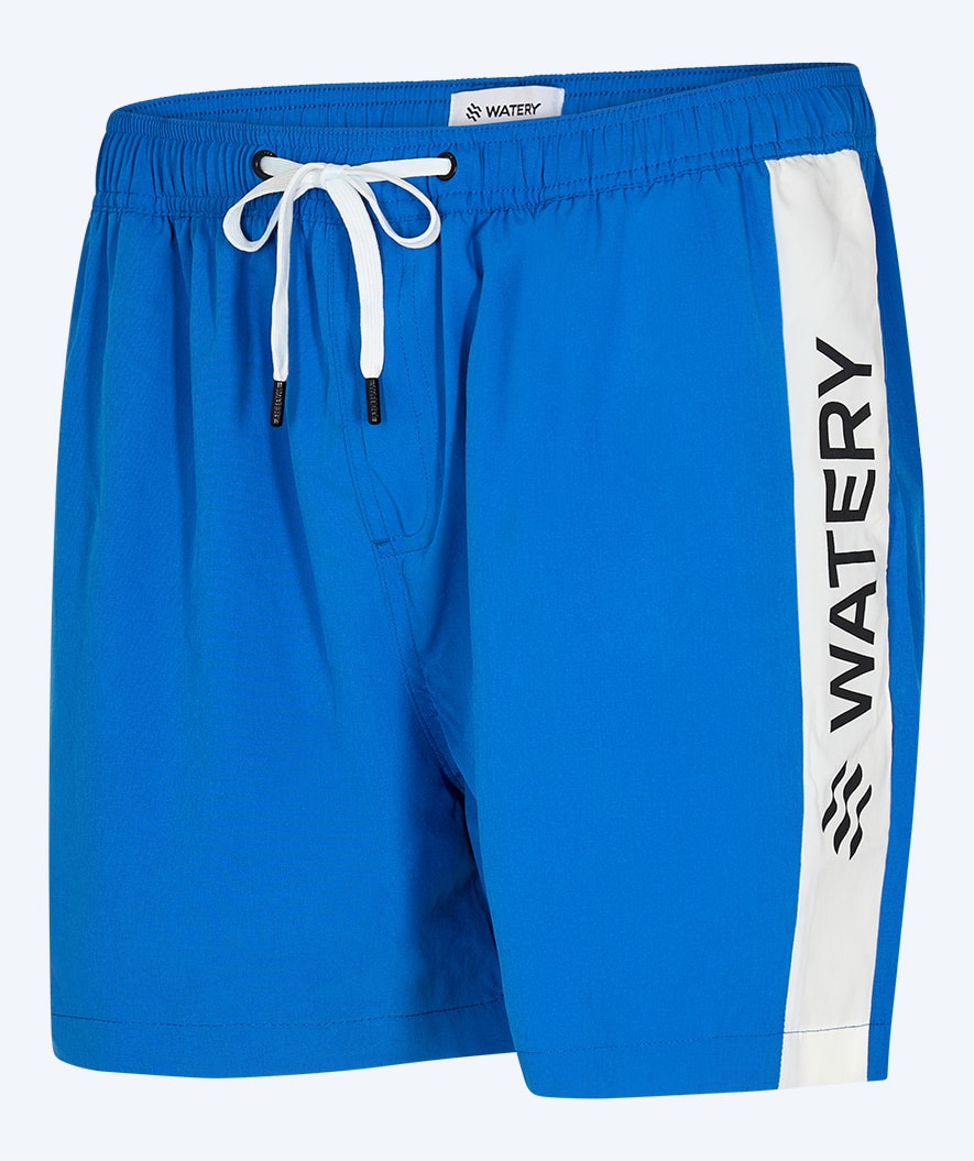 Watery swim shorts for men - Signature Eco - Blue