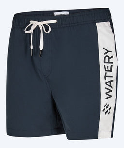 Watery swim shorts for men - Signature Eco - Dark blue
