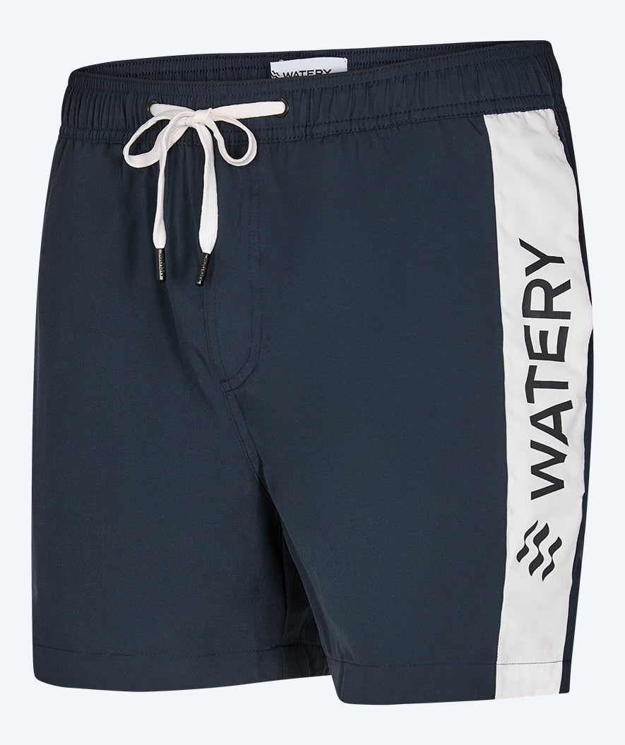 Watery swim shorts for men - Signature Eco - Dark blue