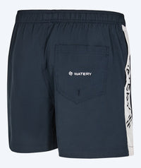 Watery swim shorts for men - Signature Eco - Dark blue