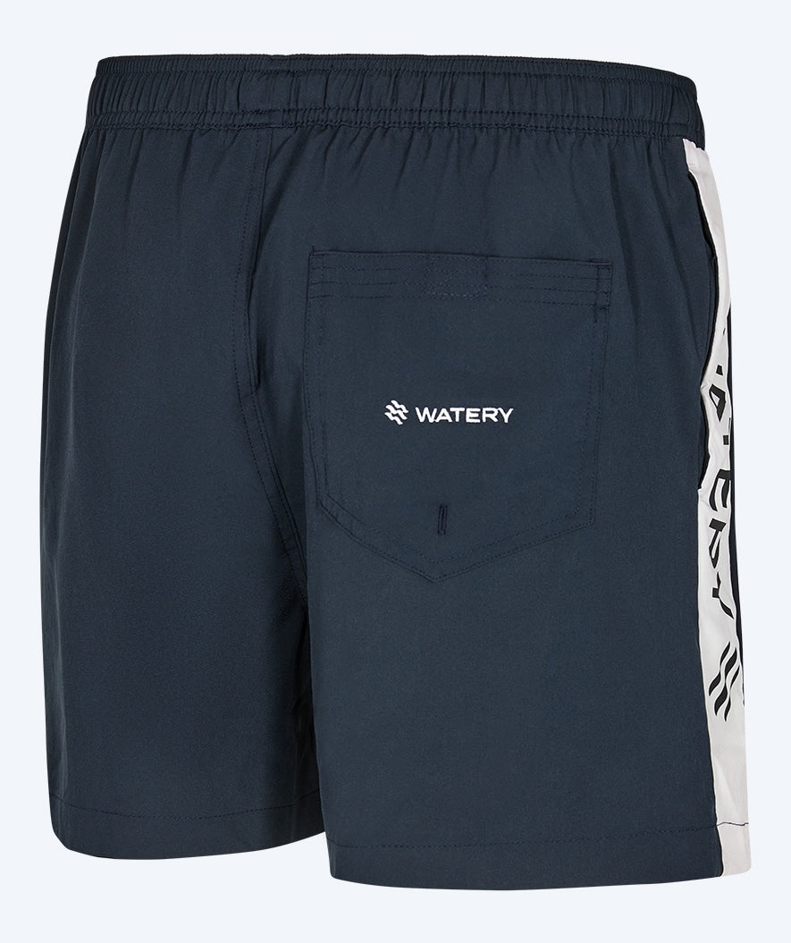 Watery swim shorts for men - Signature Eco - Dark blue