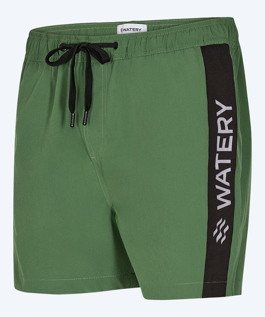 Watery swim shorts for men - Signature Eco - Dust Green